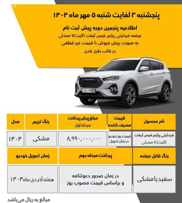 مرحله جدید ثبت نام محصولات بهمن موتور